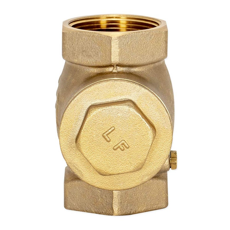 Eastman Brass Swing Check Valve, 1-1/2 Inch IPS, Brass Plumbing Fitting, 20429LF - Image 3